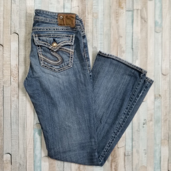 Silver Jeans Denim - Silver Pioneer Flap Bootcut Jeans